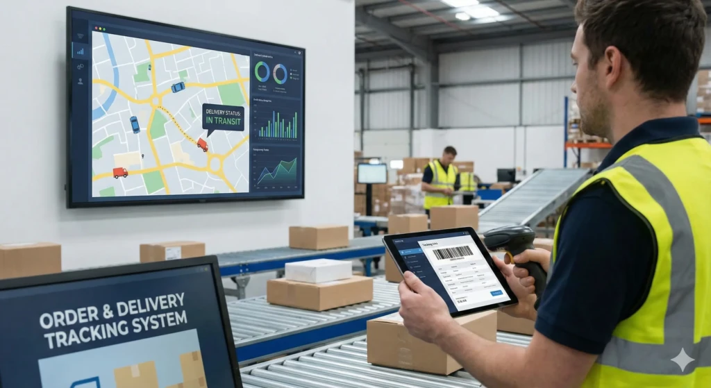 order & delivery tracking system